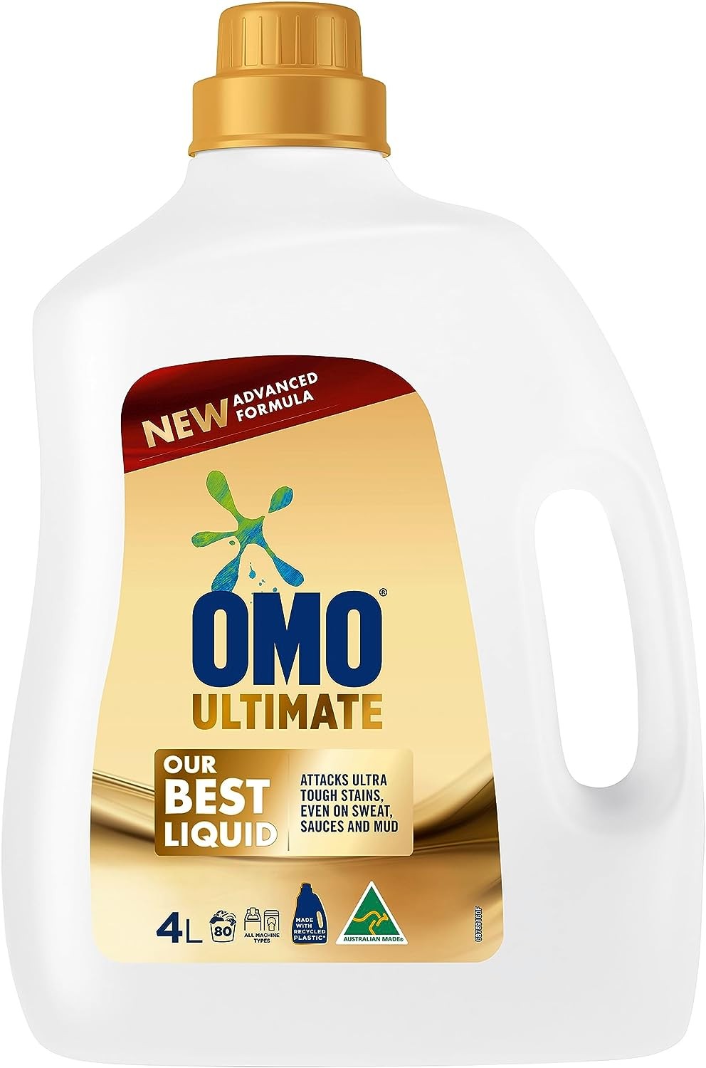 OMO Ultimate Laundry Liquid Detergent Front Top Loader 4L EMEGA