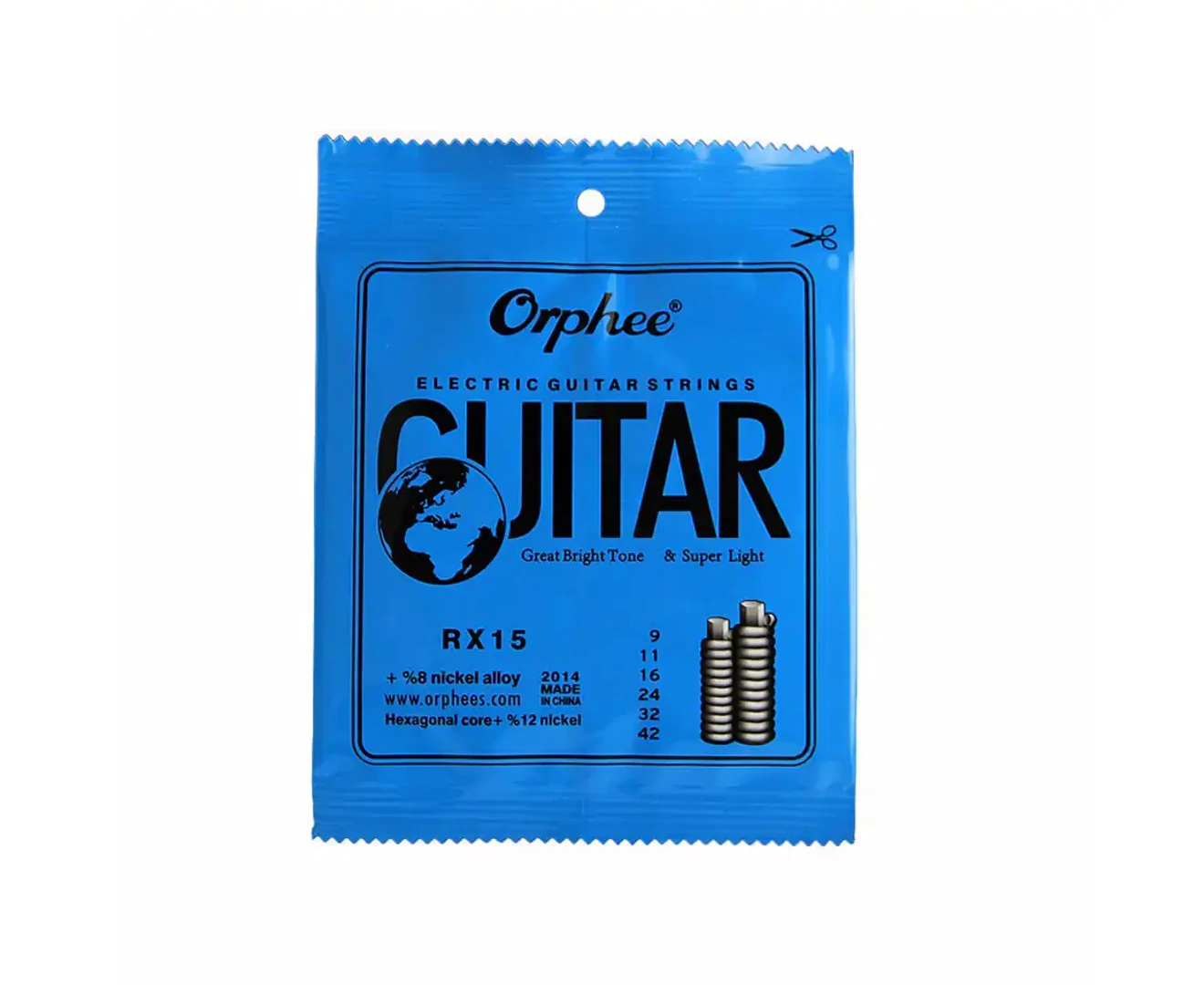 Orphee RX15 9 42 Nickel Wound Electric Guitar Strings EMEGA Australia