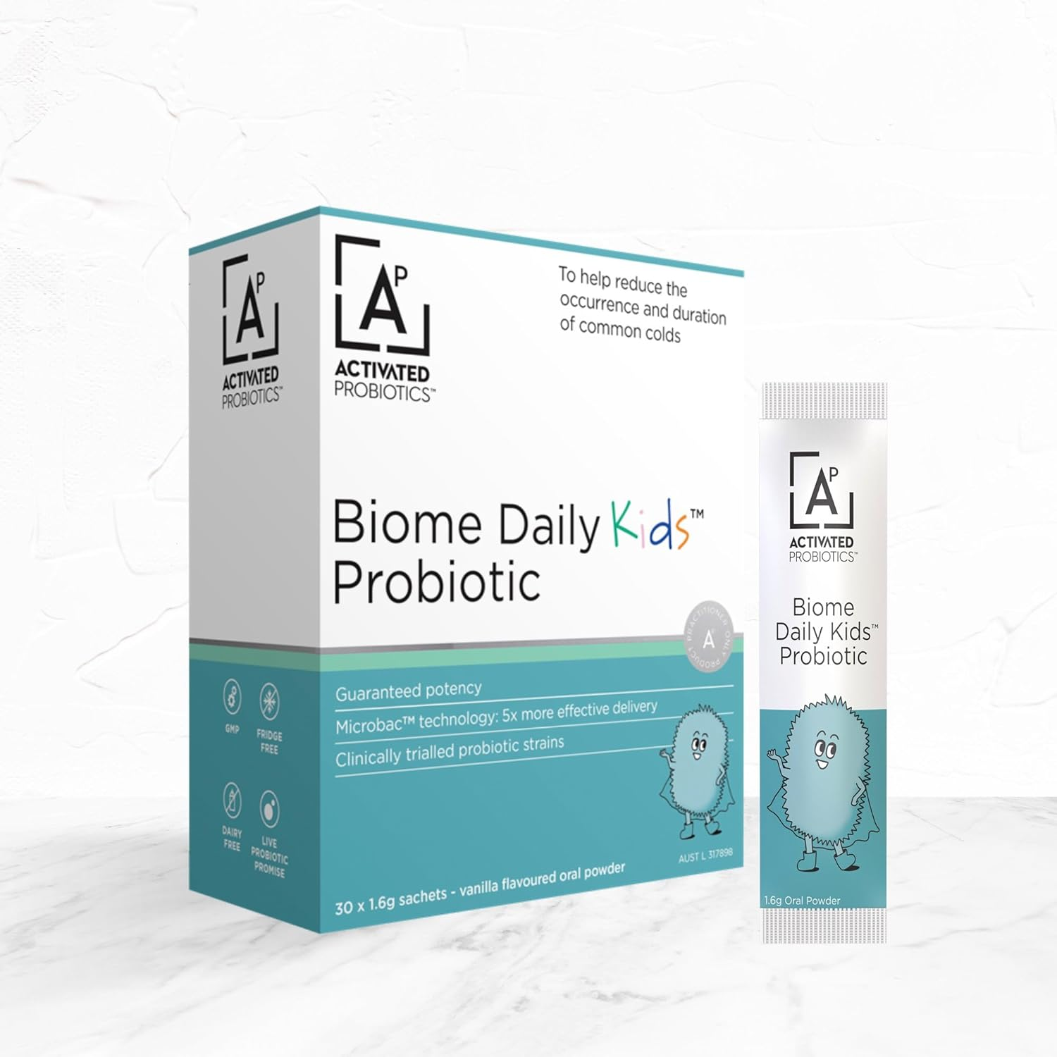 Activated Probiotics Biome Daily Kids Probiotic | Vanilla Flvoured Oral ...