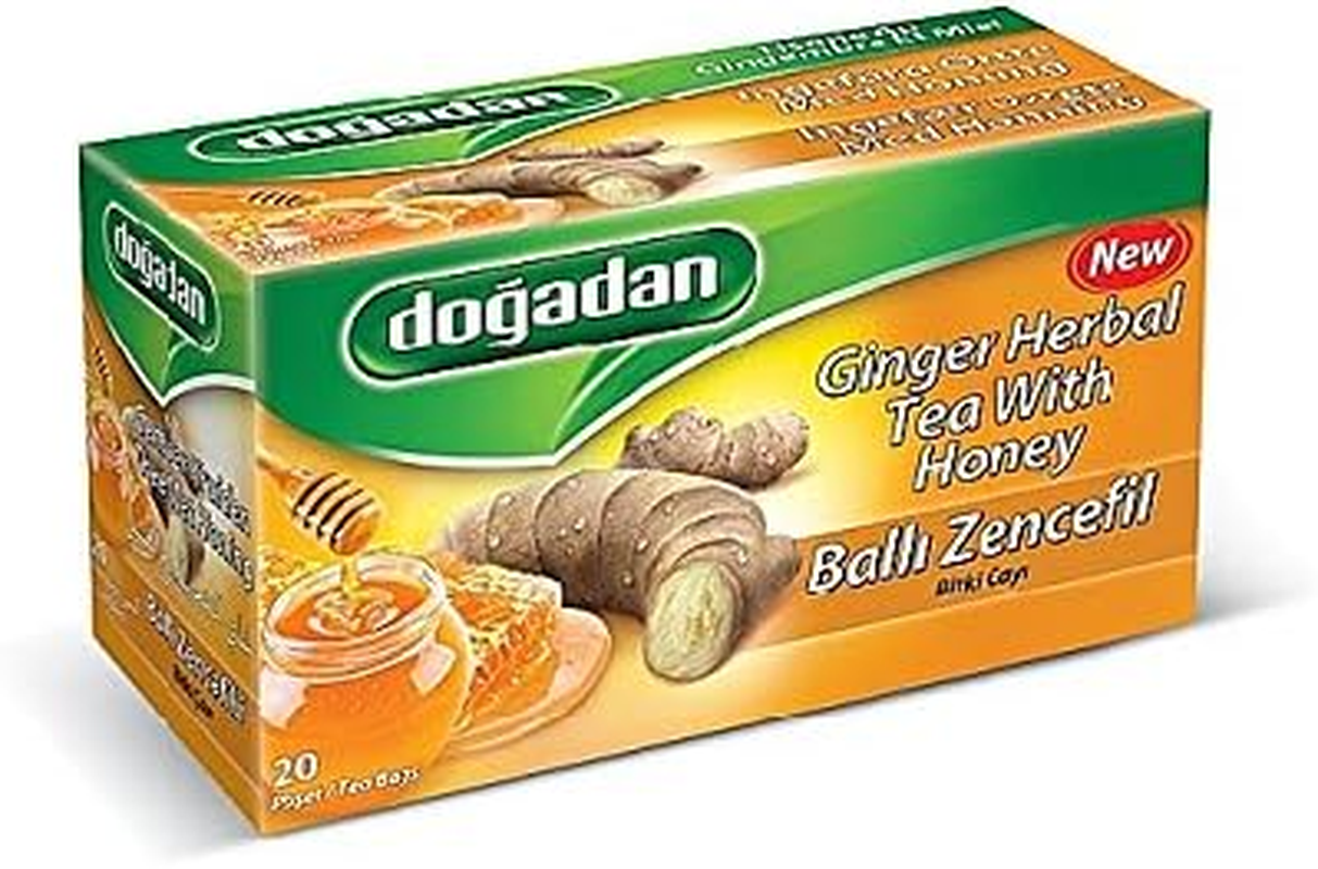 Dogadan Ginger Herbal Tea with Honey, 40 G | eMEGA Australia