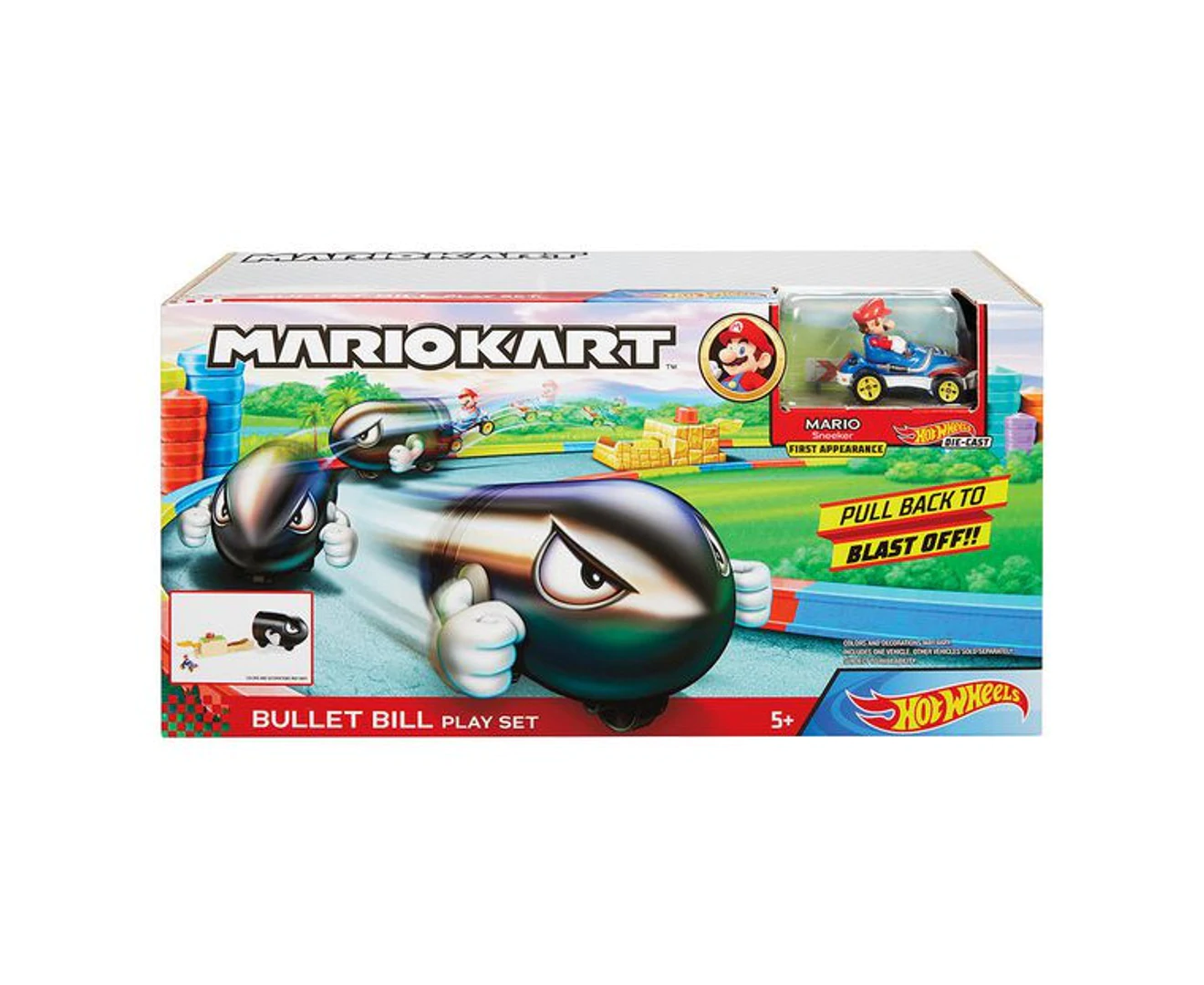 Hot Wheels® Mario Kart™ Bullet Bill Play Set 