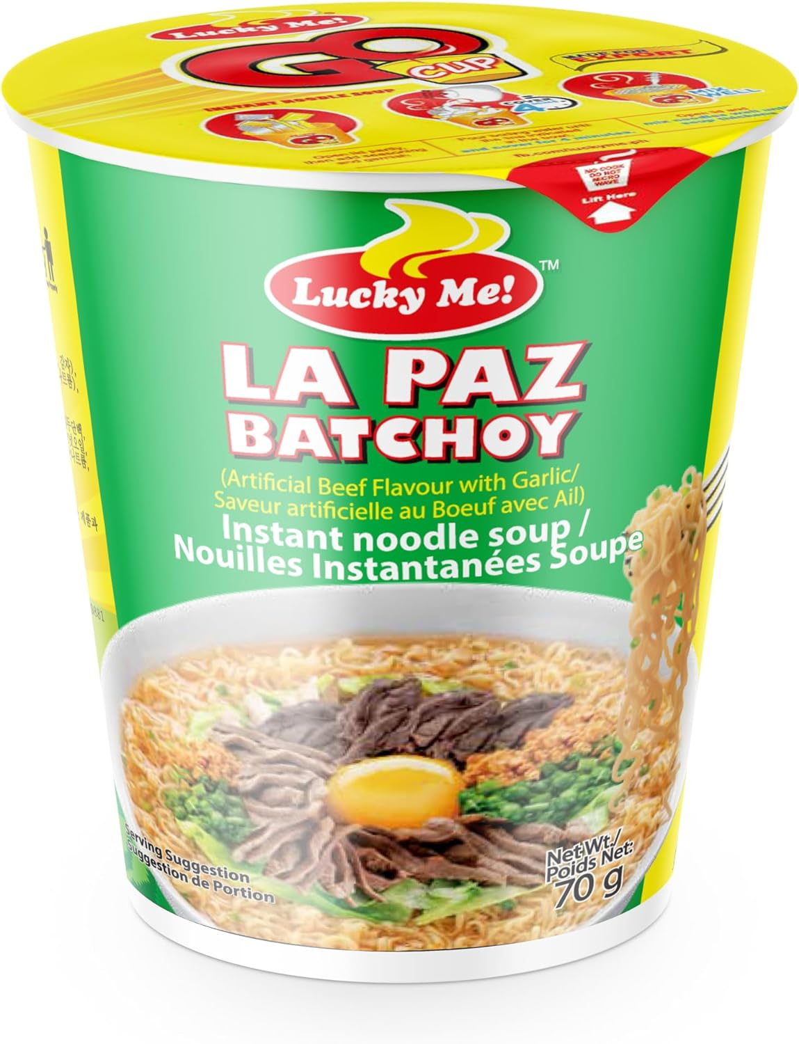 Lucky Me La Paz Batchoy Instant Noodle Soup Cup 70G | eMEGA Australia