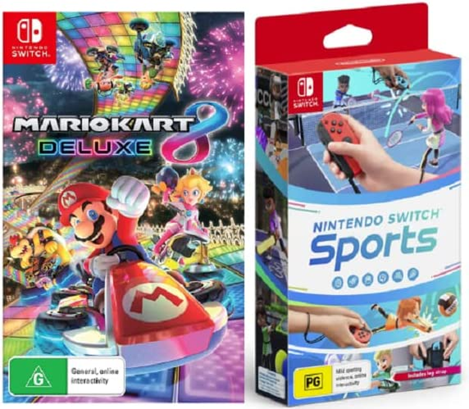 Mario Kart 8 Deluxe And Nintendo Switch Sports Nintendo Switch Bundle Emega Australia 2492