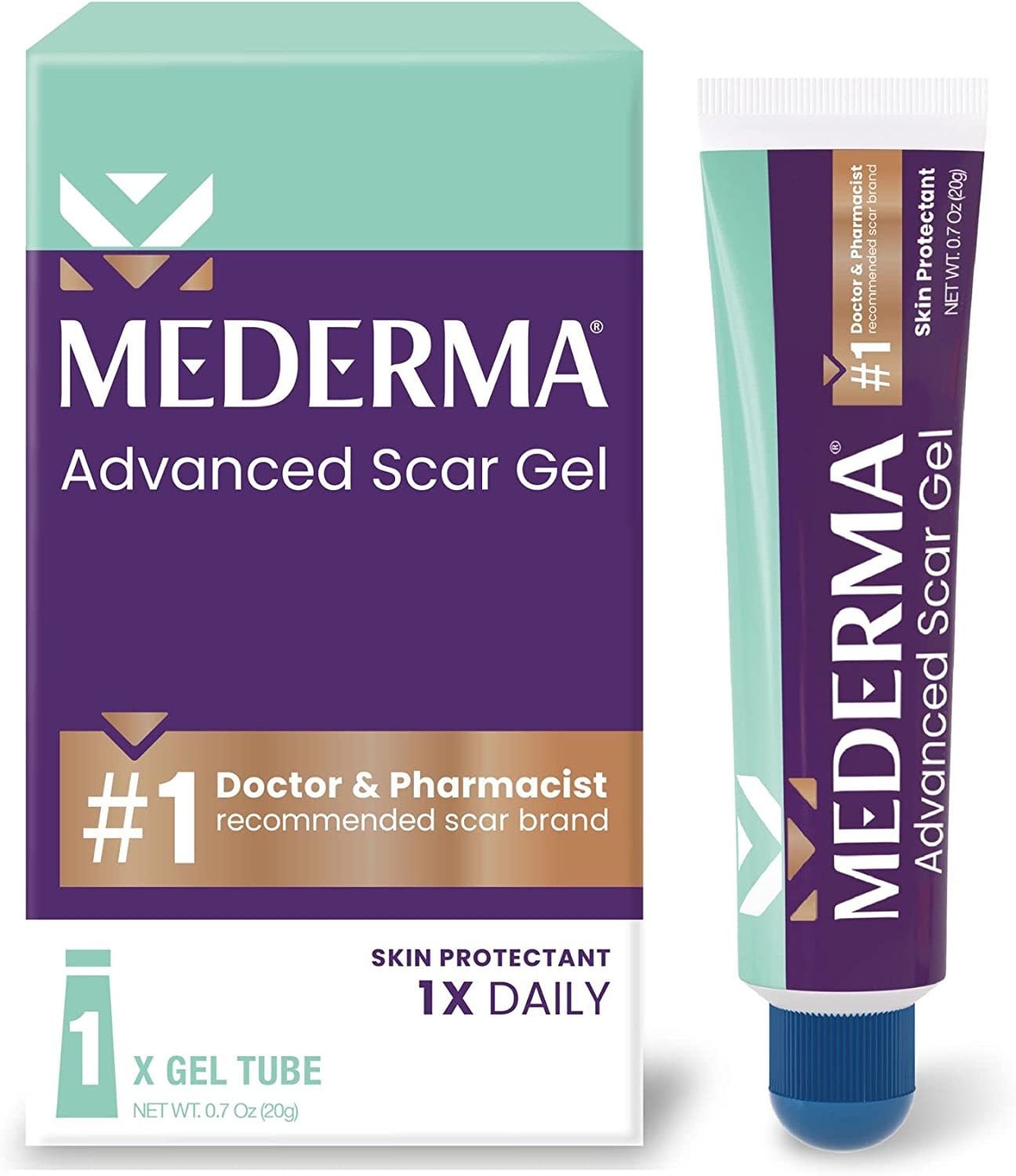 Mederma Advanced Scar Gel, Treats Old and New Scars, Reduces the ...