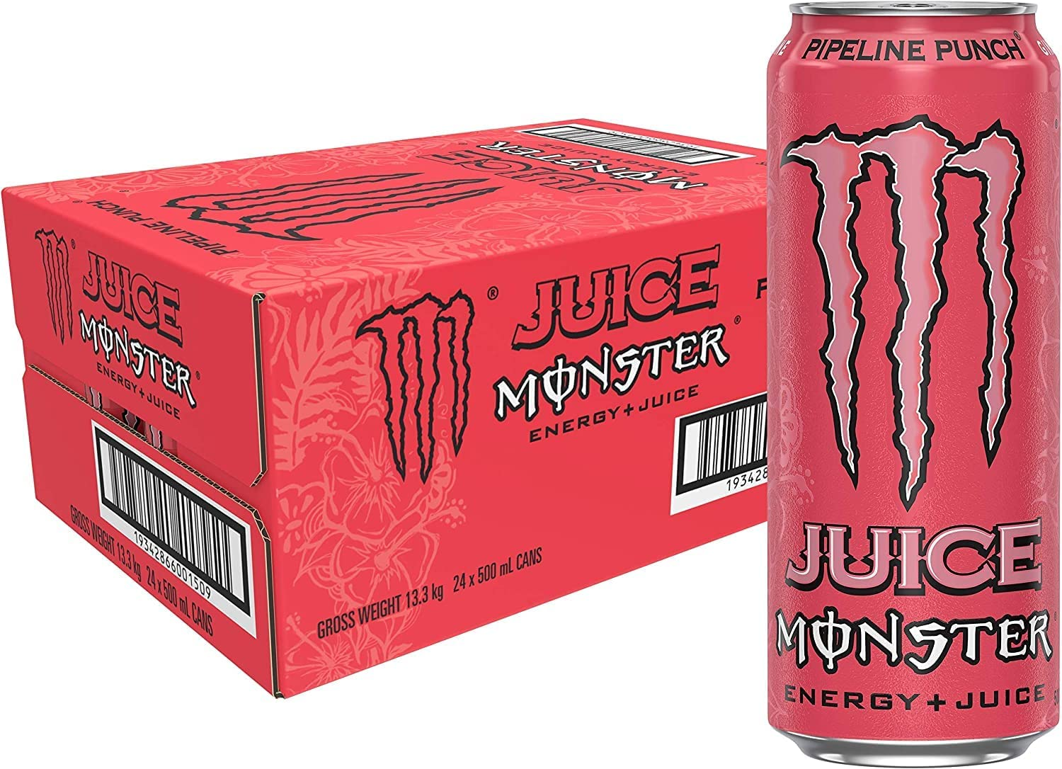 Monster Energy Drink Pipeline Punch Cans, 24 X 500Ml | eMEGA Australia