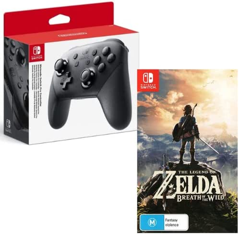 Nintendo Switch Pro Controller and the Legend of Zelda Breath of the ...