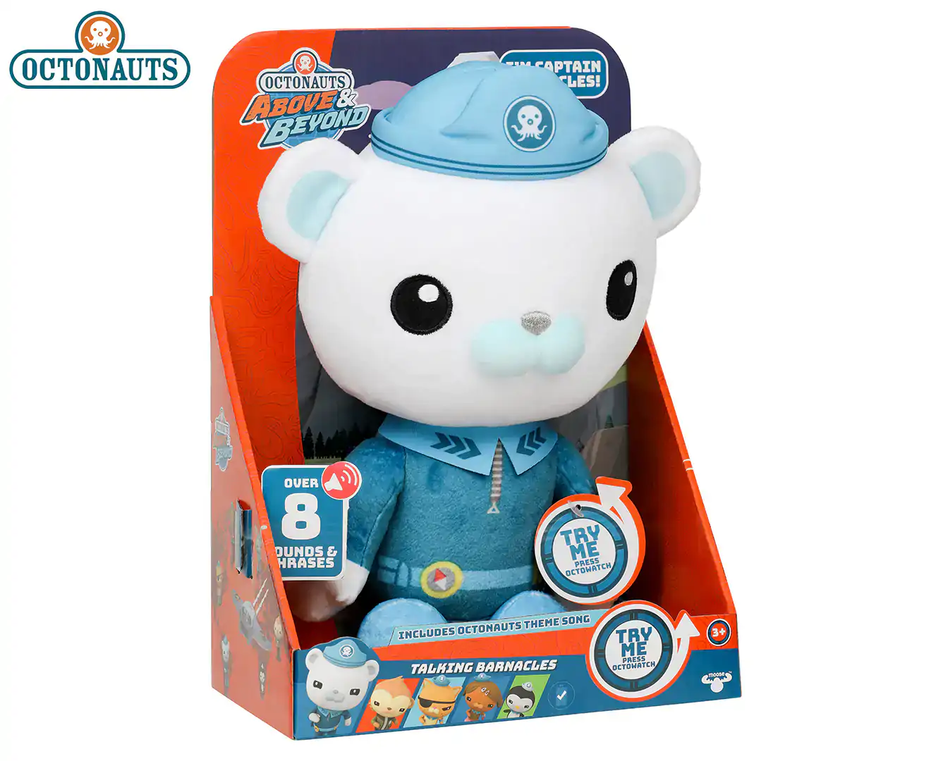 Octonauts Captain Barnacles Talking Plush Toy 