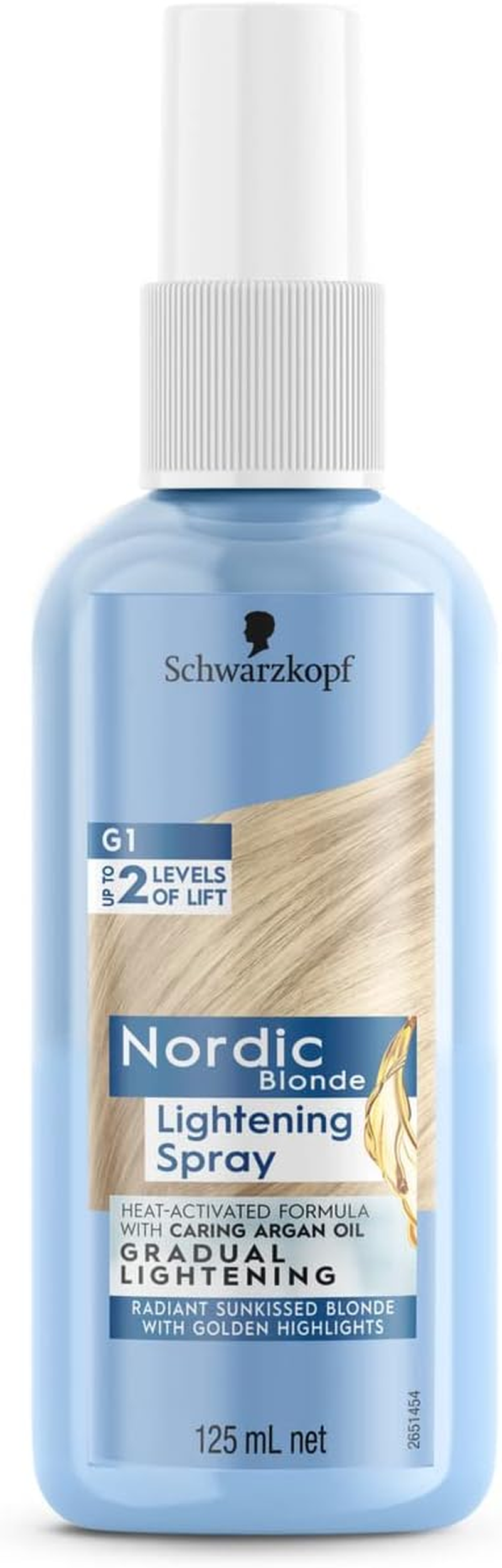 Schwarzkopf Nordic Blonde Hair Lightener Lightening Spray 125ml Emega Australia 1031