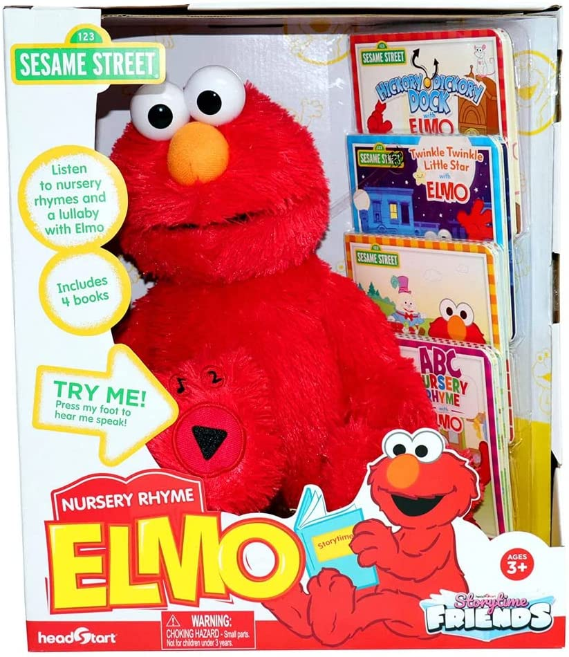 Sesame Street Storytime Friends Nursery Rhyme Elmo Red,79154 