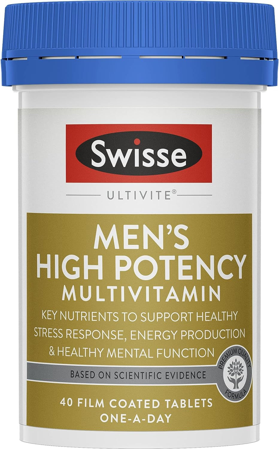 Swisse Ultivite Men'S High Potency Multivitamin | B Vitamins to Support ...