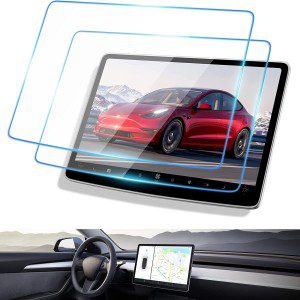 Tesla Model 3/Model Y Tempered Glass Screen Protector 15″ Center Control Touchscreen Navigation Touch Tempered Glass 9H Screen Protector