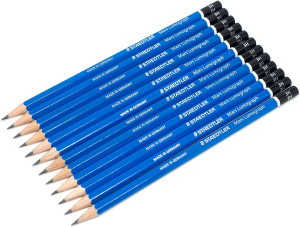 Staedtler Mars Lumograph Writing, Drawing, Sketching Pencil (Box of 12) (3H)