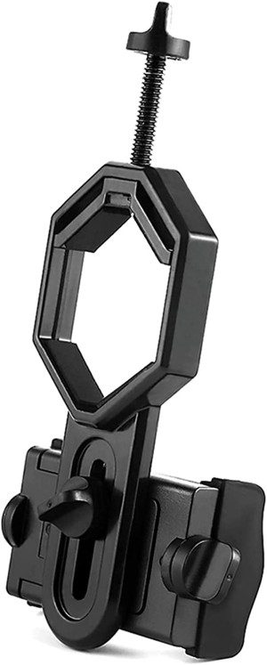 SVBONY Universal Cell Phone Adapter Mount Telescope Phone Mount for Binocular Monocular Spotting Scope Telescope Support Eyepiece Diameter 25 to 48Mm