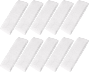 Mallofusa ® 10 PCS Sports Basketball Headband/Sweatband Head Sweat Band/Brace Gift Party Outdoor Activities