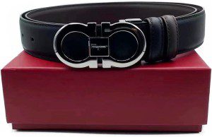 Sаlvаtorе Fеrrаgаmo Men’S Double-Sided Black/Brown Adjustable Belt, Brown,Black, 110*3.5