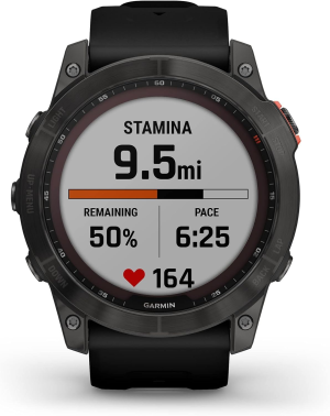 Garmin Fenix® 7X Solar, Slate Gray with Black Band, Multisport GPS Watch