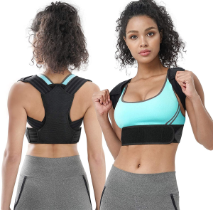 Posture Corrector for Women and Men, Back Brace Fully Adjustable & Comfy, Support Straightener for Spine, Back, Neck, Clavicle and Shoulder, Improves Posture and Pain Relief