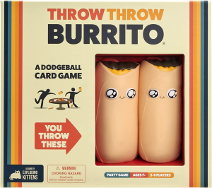 Throw Throw Burrito by Exploding Kittens – for Adults Teens and Kids & Original Edition by Exploding Kittens – for Adults Teens and Kids – Fun Family Games – a Russian Roulette Card Game