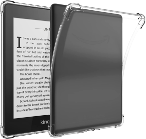 T Tersely Crystal Clear Case Cover for All-New Kindle Oasis (10Th Generation, 2019 Release and 9Th Generation, 2017 Release), Shockproof Thin TPU Case for Amazon Kindle Oasis 7 Inch