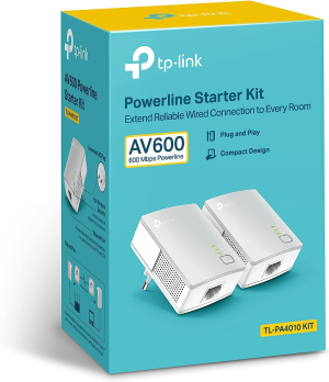 Tp-Link AV600 Nano Powerline Adapter Starter Kit (TL-PA4010 KIT)