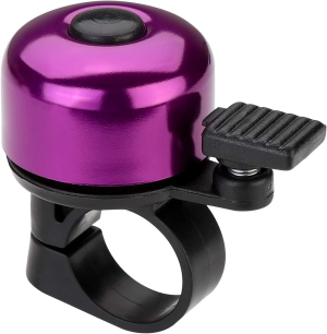 Paliston Bike Bell Bicycle Bell Crisp Sound for Adults Kids Boys Girls Purple & Purple