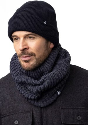 HEAT HOLDERS Larvic Neck Warmer – Thermal Chunky Winter Warmth – Ultimate Protection against the Cold for Men – One Size Fits Most