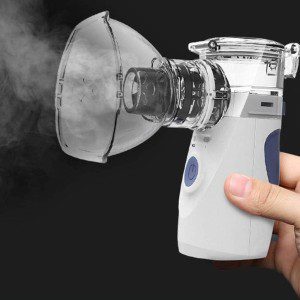 Alician Portable Ultrasonic Atomizer Mini Handheld Inhaler Facial Humidifier Noiseless Inhaler Machine