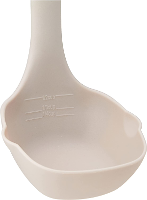 Wiltshire Eat Smart Soup Ladle, Wood,White/Brown