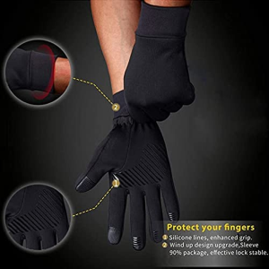 MOREBEST Touch Screen Gloves,Winter Gloves Women Men Liners Thermal Warm Ski Gloves,Perfect for Cycling, Biking,Running, Driving, Hiking, Walking, Texting and Gardening