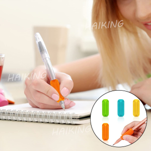 Pencil Grips, 4 Pcs Color Writing Posture Correction Finger Grip for Adults, Student, Righties and Lefties (4 Colors)