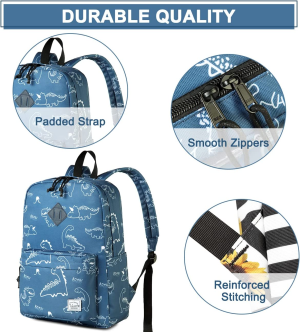 Backpack for School, VASCHY Lightweight Water Resistant Bookbag for Kid Casual Daypack for Women Men/Teen Girls Boys