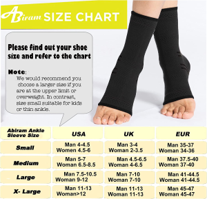 JUPITER Foot Sleeve (Pair) with Compression Wrap, Ankle Brace for Arch, Ankle Support, Football, Basketball, Volleyball, Running, for Sprained Foot, Tendonitis, Plantar Fasciitis