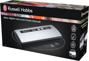 Russell Hobbs RHVS1 Seal Fresh Vacuum Sealer, One Touch Automatic Sealing, Sous Vide Compatible, Grey