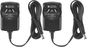 2-Pack AC to DC 9V 1A Power Supply Adapter, Plug 5.5Mm X 2.1Mm, Center Negative