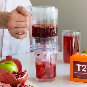 T2 Teamaker with Tea Infuser and Bpa-Free Plastic, Loose Leaf Tea Maker, Clear, 500Ml