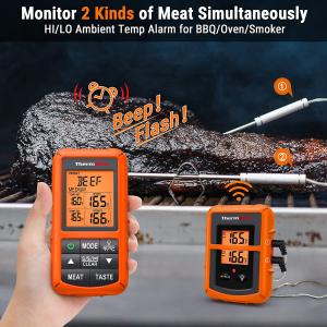 Thermopro TP20 Wireless Remote Digital Cooking Food Meat Thermometer with Dual Probe for Smoker Grill BBQ Thermometer