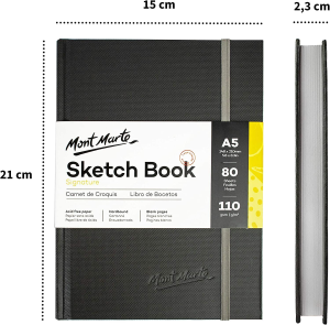 Hardbound Sketch Book 110Gsm A5