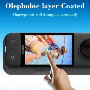 Screen Protector for Insta360 X3 Waterproof 360 [2 Pack],Ulbter LCD Tempered Glass 0.3Mm 9H Hardness Anti-Scrach Anti-Fingerprint Anti-Bubble