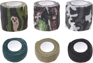 Eco-Fused Self Adhering Bandage – Injury Wrap Tape for Cats – Pack of 6 – Supports Muscles and Joints – Does Not Stick to Hair – Elastic, Water Repellent, Breathable – Relieves Stress