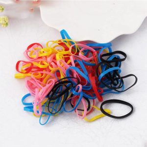 2000pcs Elastic Rubber Hair Ties Hair Band Ropes Women’s Ponytail Holder Small Baby Toddler Rubber Bands Elastic Multi Color for Kids Girls Hair Value Pack (#2)