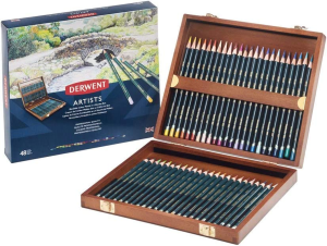 Derwent Artists Colouring Pencils, Drawing & Colouring, Set of 24, Professional Quality, Ideal for Layering & Blending, 32093