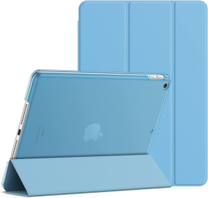 Jetech Case for Ipad (9.7-Inch, 2018/2017 Model, 6Th/5Th Generation), Smart Cover Auto Wake/Sleep (Misty Blue)