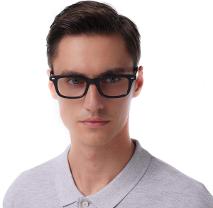 Eyeglasses Frames for Men Mode Thick Glasses Designer Glasses Men Women Non Prescription Rectangle Frames