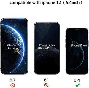 T Tersely [2 Pack] Screen Protector for Iphone 12 Mini, 9H Hardness Case Friendly Tempered Glass Screen Protectors Anti-Scratch Film Guard for Apple Iphone 12 Mini(5.4 Inch)