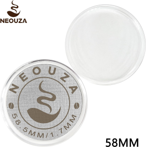 NEOUZA Espresso Puck Screen 53.5Mm Reusable 1.7Mm Thickness 150Μm Stainless Steel Professional Barista Coffee Filter Mesh Plate for Espresso Portafilter Filter Basket