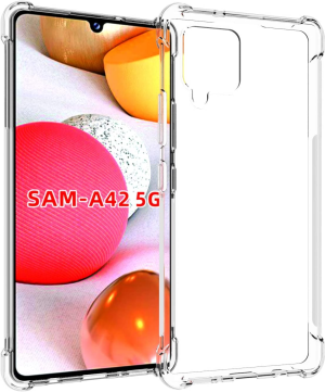 USTIYA for Samsung Galaxy Xcover 6 Pro Case Clear TPU Four Corners Cover Transparent Soft