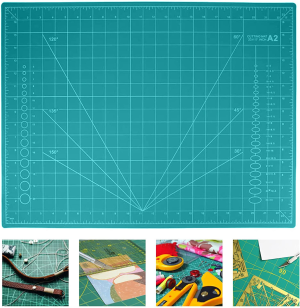 Self Healing Colourful Cutting Mat A2(60X45Cm), Great for Scrapbooking, Quilting, Sewing and All Arts & Crafts Projects