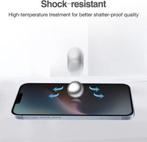 [2 Pack] Procase Privacy Screen Protector for Iphone 14 2022, Iphone 13 & Iphone 13 Pro 6.1Inch 2021, Anti-Spying Tempered Glass Screen Film Guard, Anti-Scratch Screen Protector