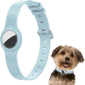 1PCS Airtag Dog Collar Holder for Apple AirTags Dog Collar Case Holder  Waterproof,Pet Collar Case Anti-Lost Air Tag Case Holder with Cat Dog  Collars