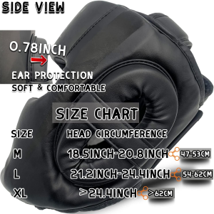 ZHENGTU Boxing Headguard MMA Training Protection Muay Thai Kickboxing Training Martial Arts Headgear